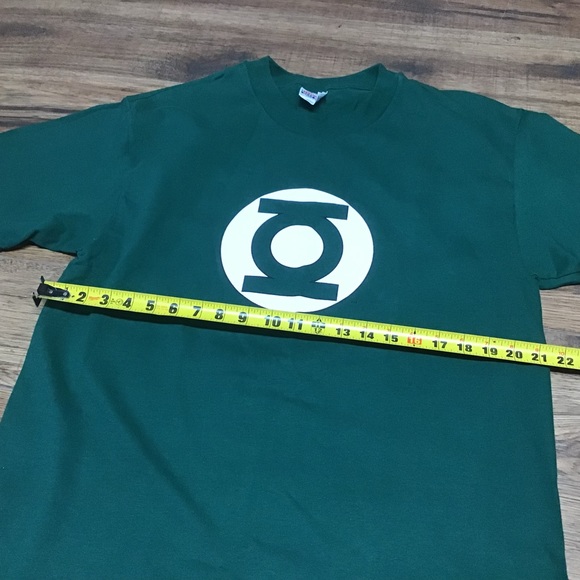 Green Lantern Logo T-Shirt - DC Comics 90s Vintage single Tee Graphitti NWOT SzL - Picture 6 of 9